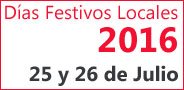 DIAS FESTIVOS LOCALES 2016